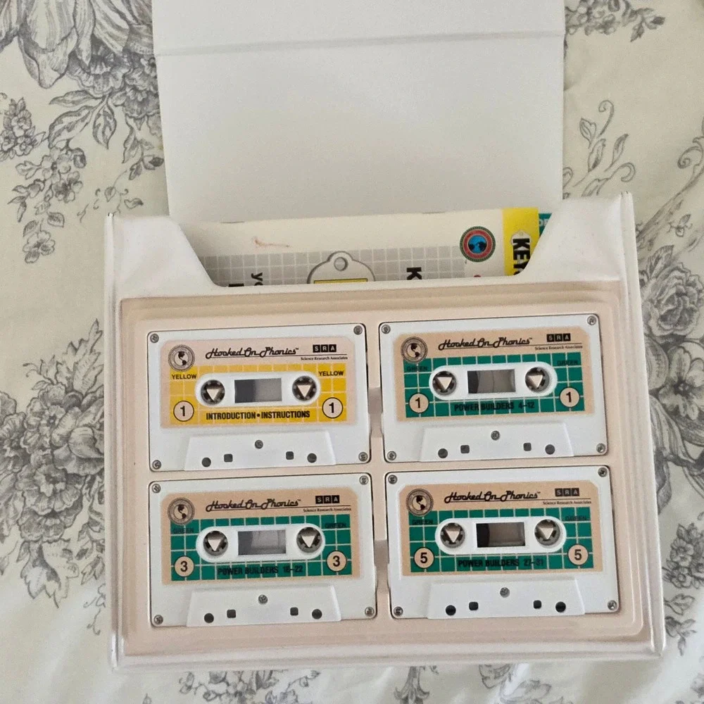 Hooked On Phonics SRA Your Reading Power Homeschooling Kit Vintage Cassettes NOS